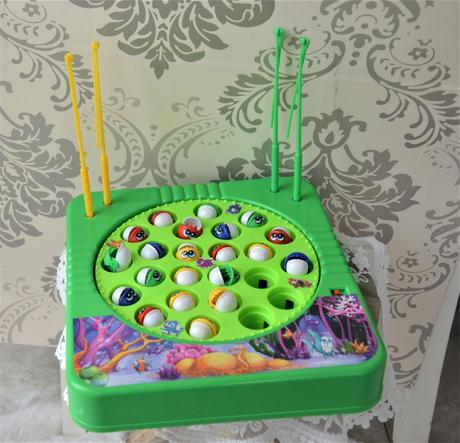 Elektronická hračka-chytanie rybičiek,