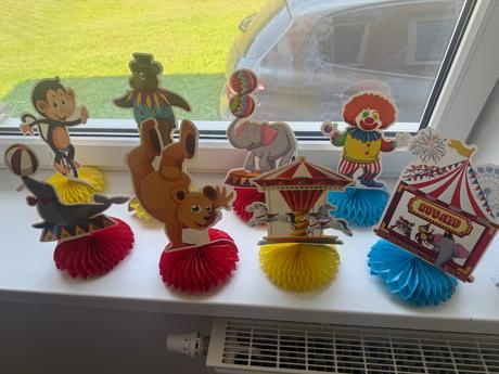 Dekorácie na karneval- detskú oslavu- cirkus,