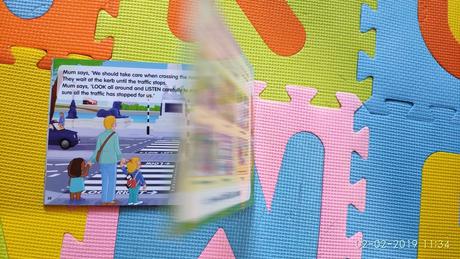 Safe jorney story book - p,