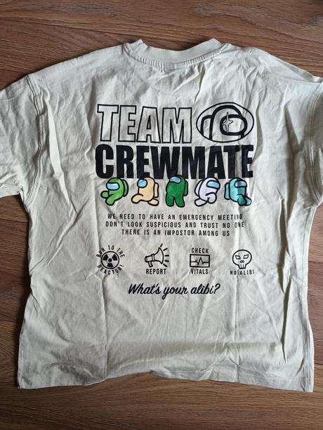 Tričko among us 9-10 rokov, marks & spencer,134