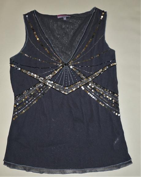 42/44 elasticky top s flitrami, xl/xxl, xl