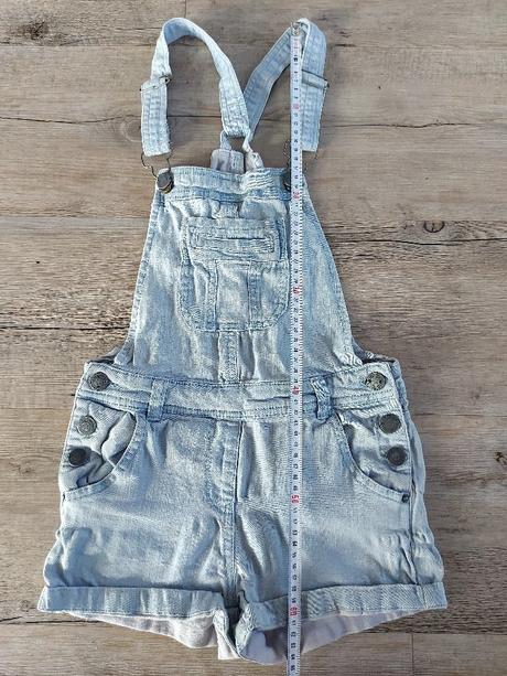 Belasé denimové kraťasy na traky, 146