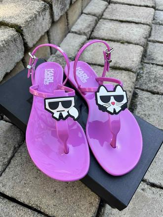 Karl lagerfeld sandálky ružové, karl lagerfeld,36 / 38 / 39