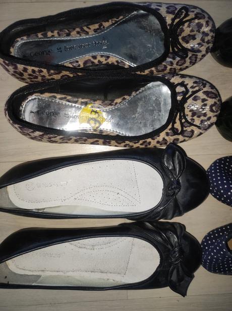 4 x balerínky  raz obuté, 37