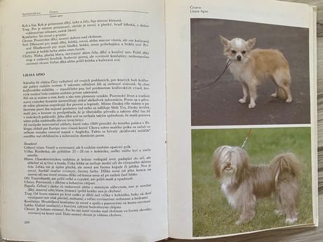 Starý retro atlas plemien psov,