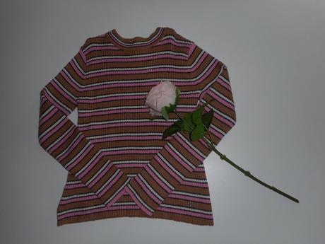 Abel&lula- pletený pruhovaný top v.140, 140