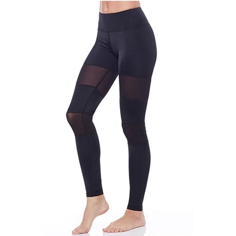 Leginy mesh black, s
