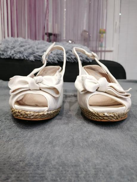 Biele sandalky eyas, 39