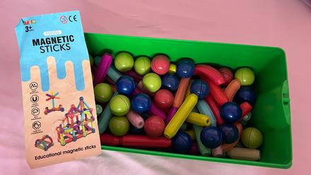 Magneticke stavebnicove kocky pre deti, 