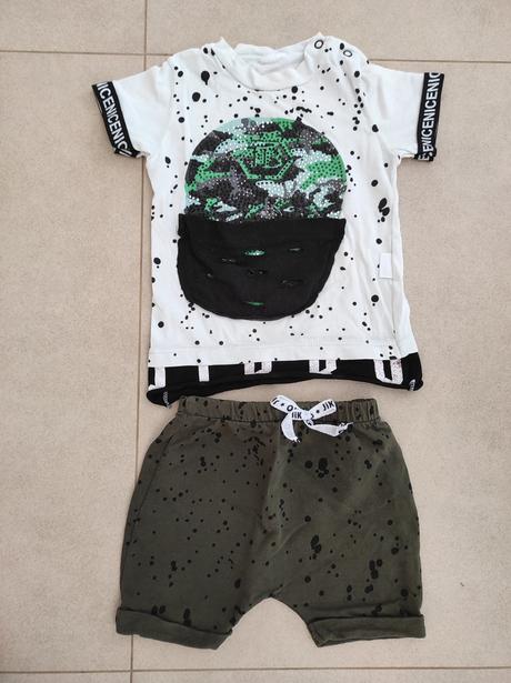 Komplet tričko, kraťasy 80, 80