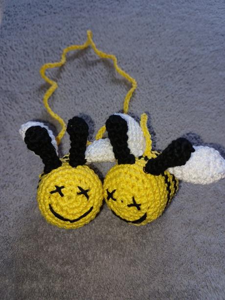 Hačkované včielky na kočík, 