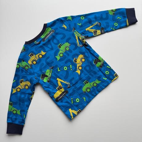 Chlapčenské pyžamo tractor tmavomodrá, 104 / 116 / 128
