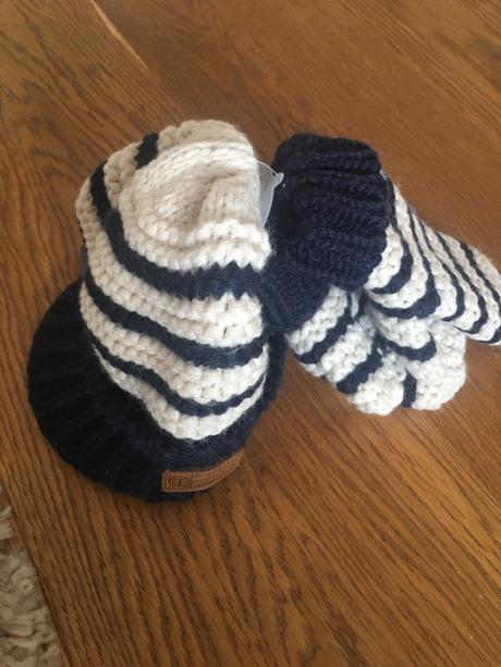 Zimný set -čiapka,rukavice jasper conran, debenhams,52