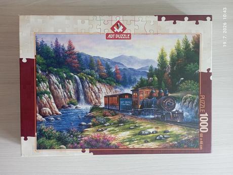 Puzzle vlak (s poštou),