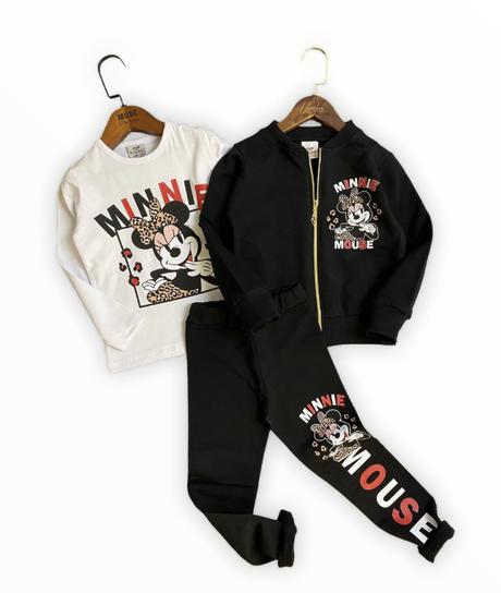 Tepláková súprava minnie čierna, 98 - 140