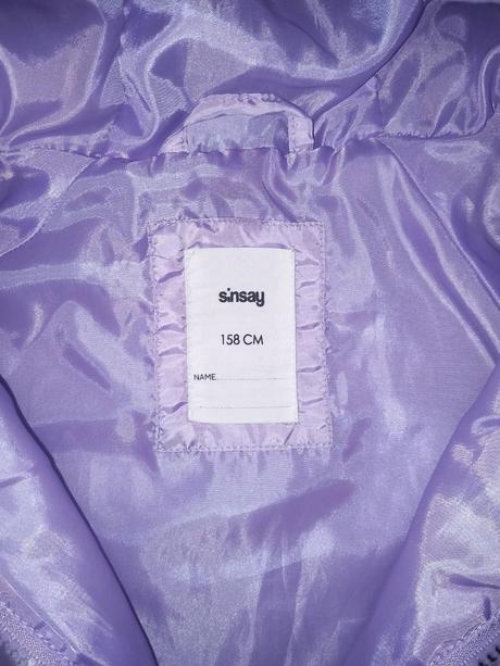 Prešívaná levanduľová bunda zn.sinsay v.158, sinsay,158