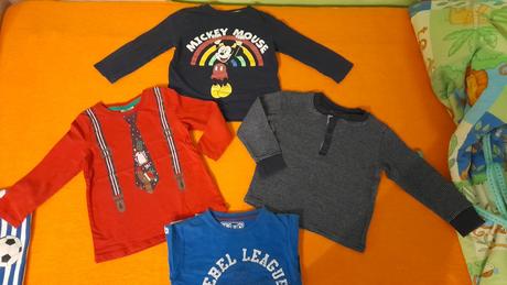 Bavlnene tricka 4ks+1ks gratis, 98