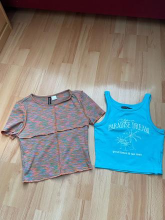 Tričko - 2ks, h&m,xs