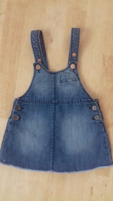 Riflová suknička, zara,80