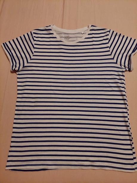 Tricko s pasikmi bielo modre, xs