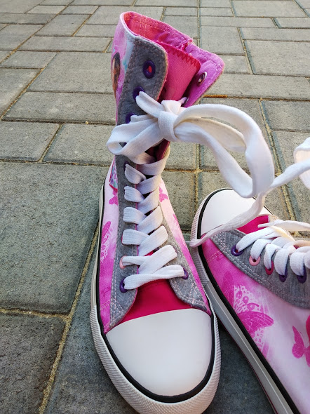 Kotníčkové tenisky violetta, disney,34