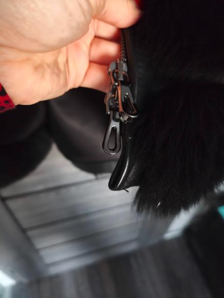 Kozeny kabat s pravou hustou kozusinou z lisky, m