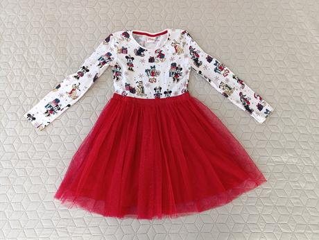Dievčenske vianočné saty disney minnie mouse, disney,134