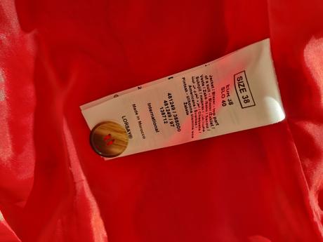 Červené buklé sako orsay 40, orsay,40