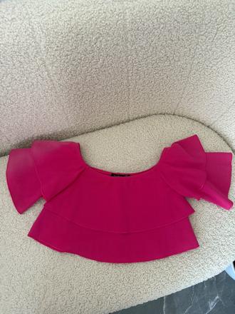 Crop top boohoo, s