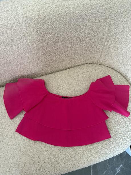Crop top boohoo, s