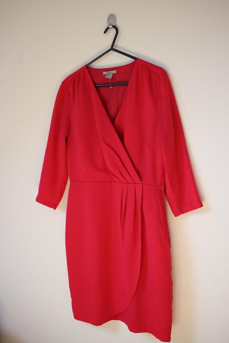 Dámske ružové šaty, h&m,40