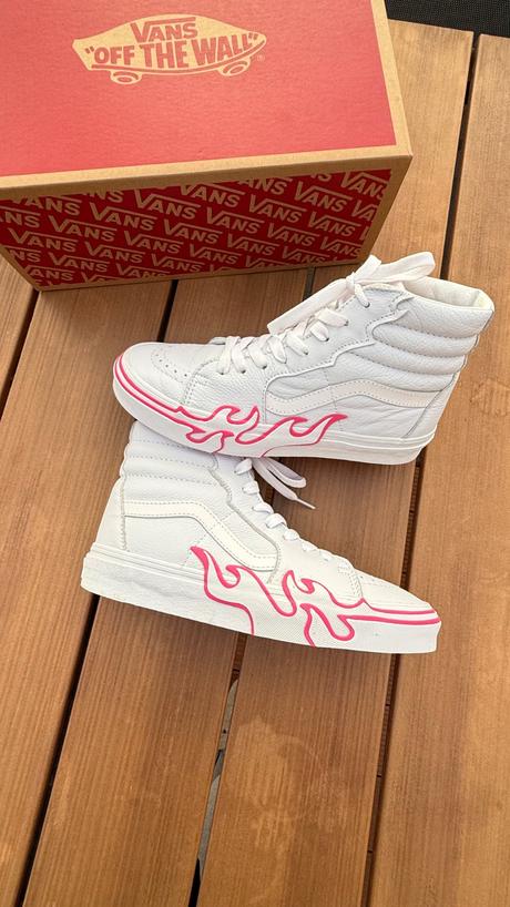 Sk8-hi flame vans 37, vans,37