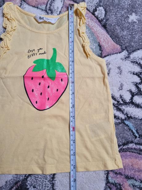 B2030 tielko, jahod, h&m,98