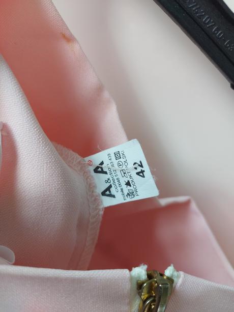 Svetloružová dlhá sukňa, 42