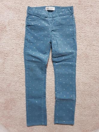 Menčestrové nohavice h&m, h&m,104