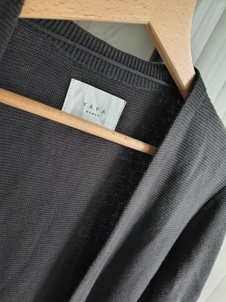 Yaya woman tmavo zelený cardigan m-l, m