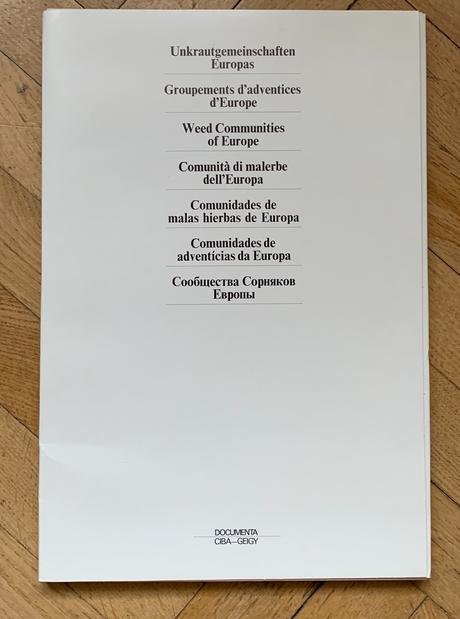 Spoločenstvá burín európy (ciba -geigy),