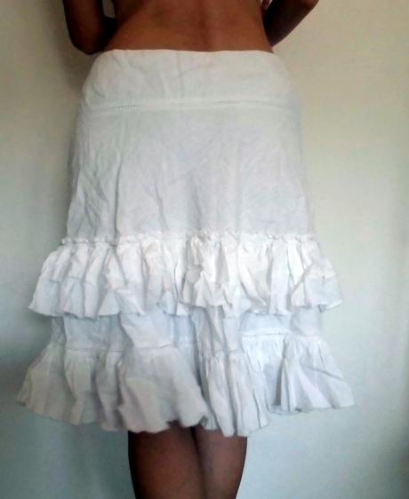 Ľanová sukňa, zara,m