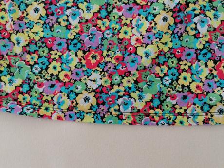 Kvetinový top, papaya,42