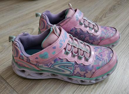 Pekné ružovkasté botasky skechers, skechers,35