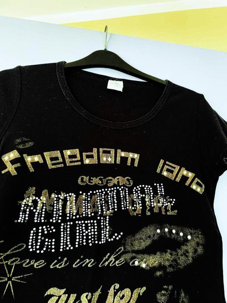 Tričko s trbliet.kamienkami, m