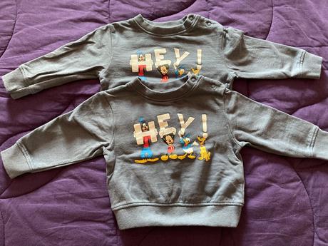 Mikiny 2 ks, fox & bunny,68