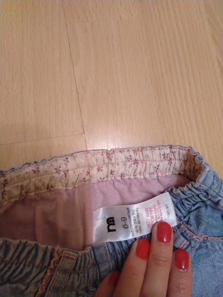 Pekne mäkké rifliky na gumicku, mothercare,68