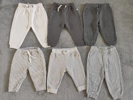 Balík tepláky oblečenie zara,h&m, lindex, 68–80