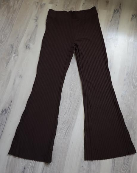 Mäkkučké vrúbkované nohavice h&m, h&m,m