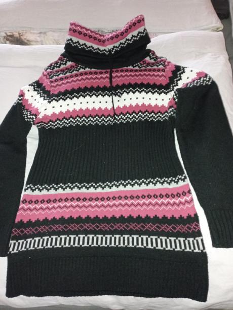 Predĺžený rolakovy sveter, l