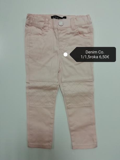 Ružové nohavice, denim co,86