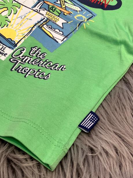 Chlapčenské tričko s potlačou a nápismi (6-9 mes.), original marines,68 / 74