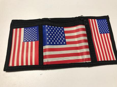 Peňaženka - usa vlajka,