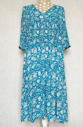 Ležérne vzdušné šaty na leto, xs